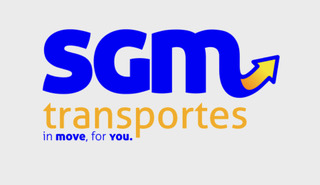 se muestra el logo de sgm transportes
